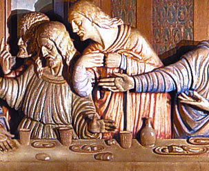 Philip, bewildered disciple, asking Jesus to reveal the Father