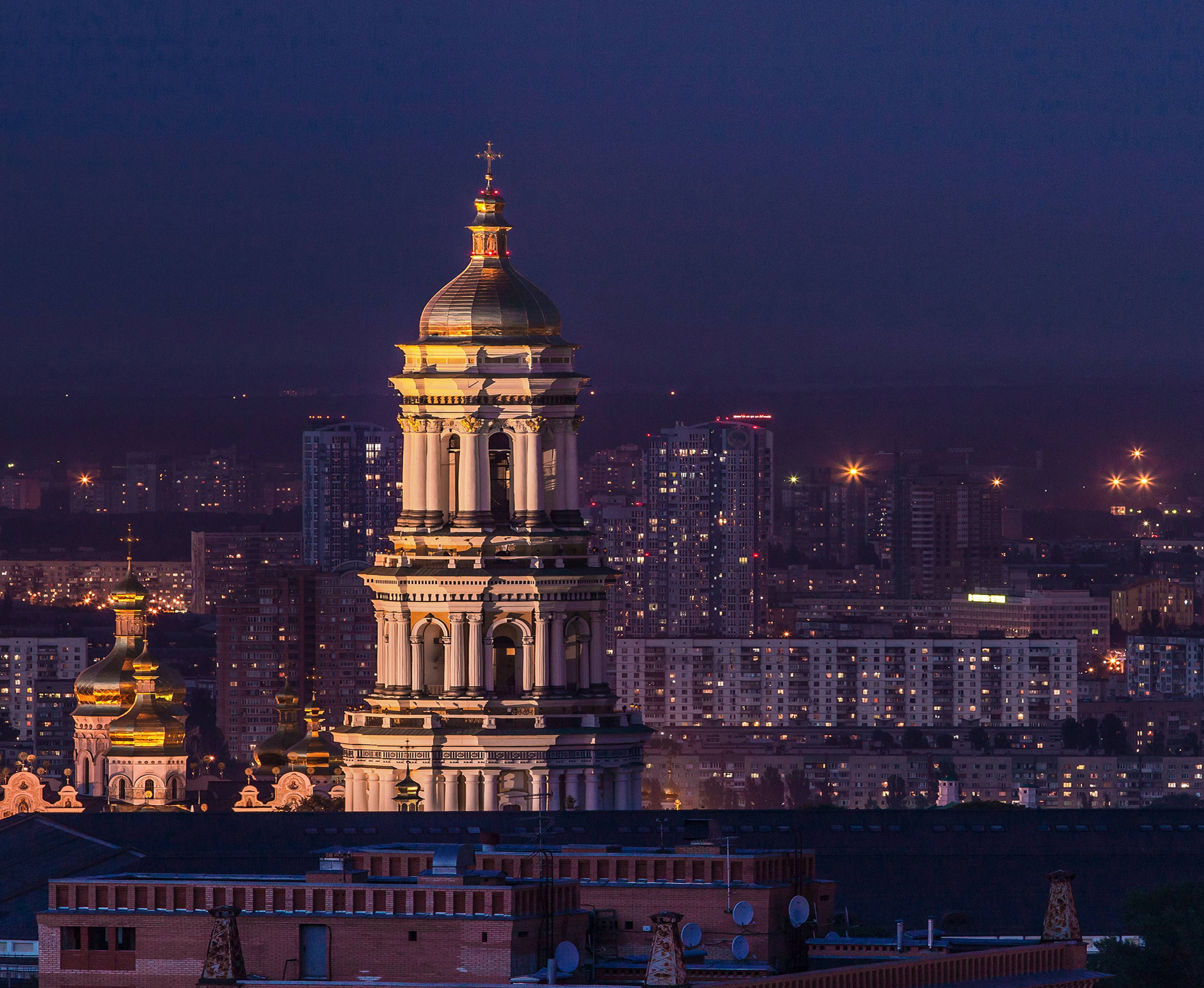Ukraine at Night